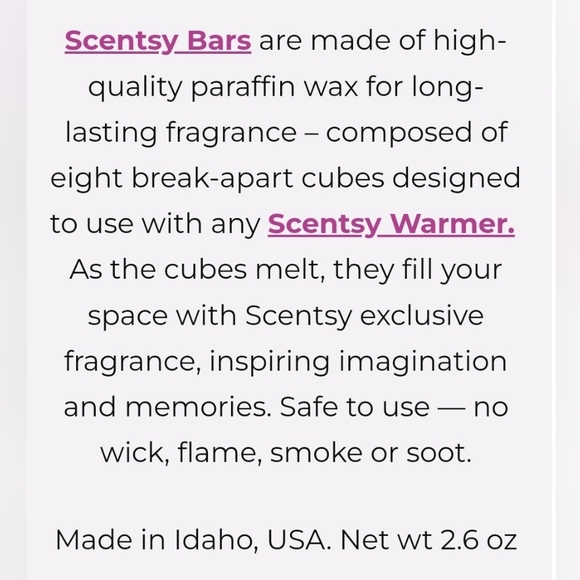 Scentsy Homestead Holiday Wax Scent Bar Blood Orange Cinnamon Fresh Fir Needle - Picture 3 of 3